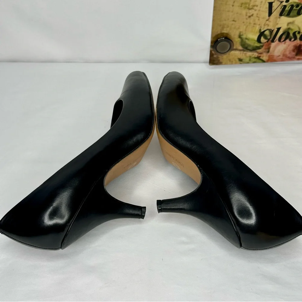 Vince Camuto Black Women's Pumps Mid Heels Size 9 - Picture 15 of 16